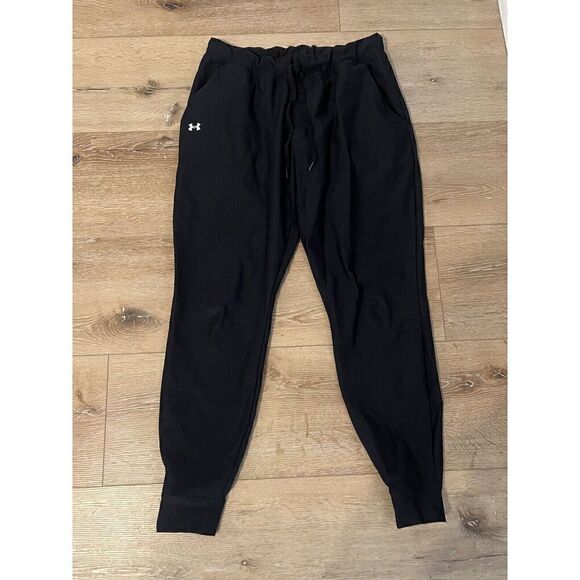 Under Armour Mens Black Athletic Jogger Pants Size Medium - Picture 1 of 3
